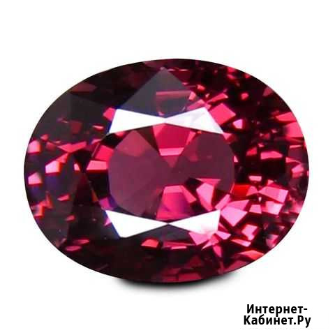 Гранат натуральный 3,00Ct 9х7мм VVS Овал Химки - изображение 1