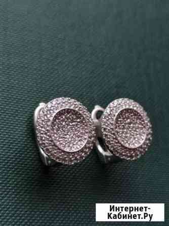 Серьги серебро 925 фианиты Симферополь