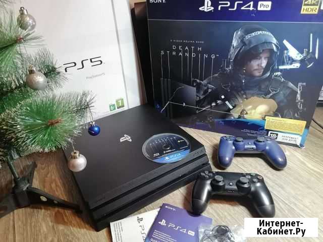 PS4 Pro 1Tb 3rev +2геймпада Томск - изображение 1