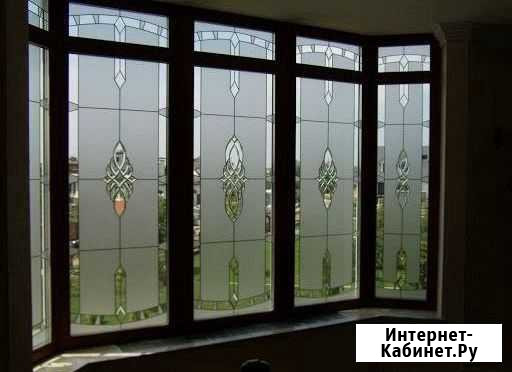 Витражные налевные стеклопакеты Гудермес - изображение 1