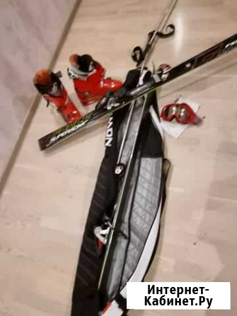 Горные лыжи,ботинки,палки,очки и чехол Самара - изображение 1