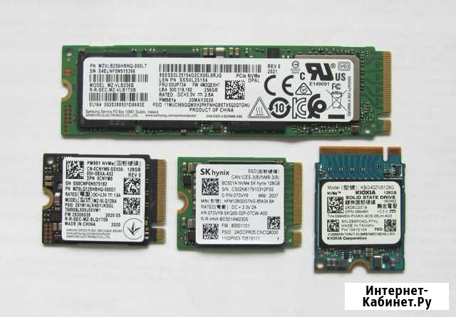 128-256Gb SSD Samsung, Kioxia, Intel Новосибирск - изображение 1