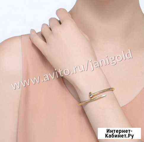 Золотой браслет Cartier Москва