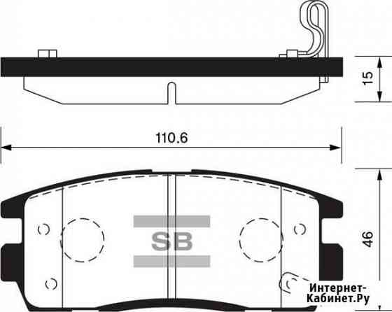 Колодки тормозные дисковые, задние Chevrolet Capti Красноярск