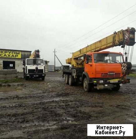 Услуги Автокрана 25т, Погрузчик, Самосвал/ Техника Усть-Кут - изображение 1