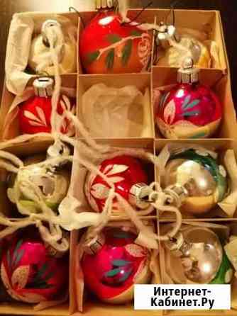 Набор новогодние игрушки гдр новые Петрозаводск