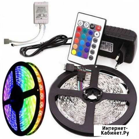 Светодиодная лента RGB SMD 5050 Самара - изображение 1