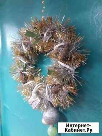 Венок новогод.для укр стен/двер. Достав Лен.р-ну Ульяновск