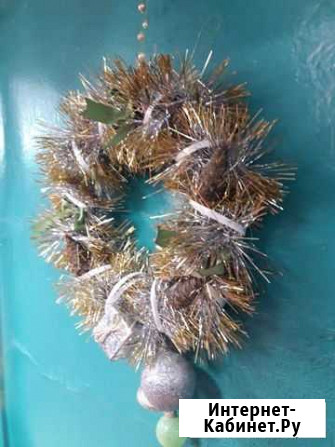 Венок новогод.для укр стен/двер. Достав Лен.р-ну Ульяновск - изображение 1