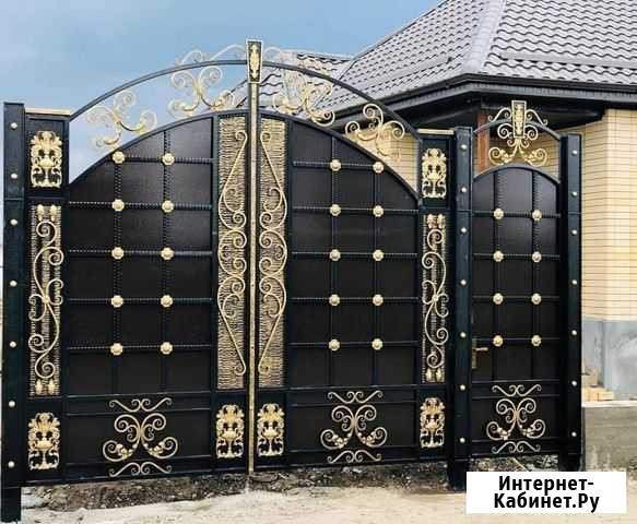 Ворота кованные Алагир - изображение 1