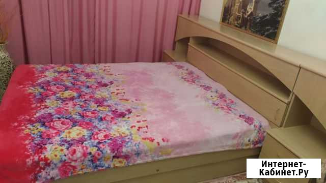 Кровать 2х спальная с ящиком для хранения у изголо Тюмень - изображение 1