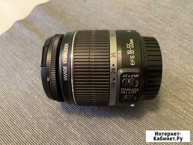 Объектив canon efs 18-55 mm 3.5-5.6 IS Щёлково - изображение 1