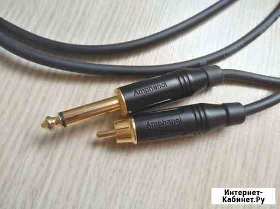 Межблочный кабель Jack 6.3-RCA, 2шт., 4 м Екатеринбург