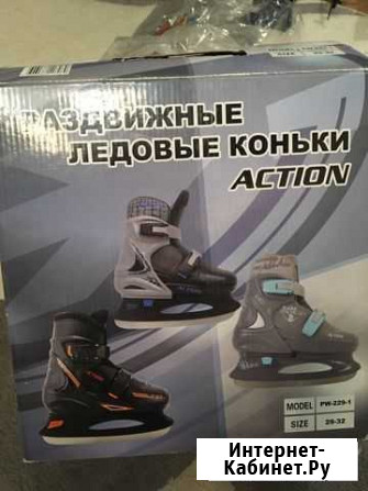 Коньки детские с 29-32 Набережные Челны - изображение 1