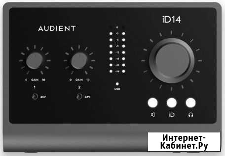 Аудиоинтерфейс USB Audient ID14 mkii Краснодар - изображение 1