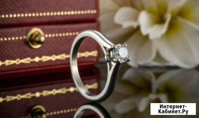 Новое золотое кольцо 0.5 ct Новосибирск - изображение 1