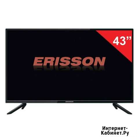 Smart TV Erisson 43110см Wi-Fi голосовой 2021 год Тюмень - изображение 1