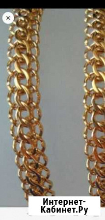 Золотой браслет плетение итальянка (новый) Барнаул - изображение 1