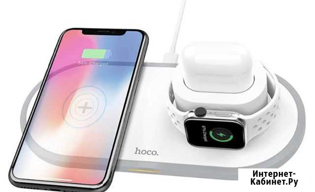 Беспроводная зарядка 3в1 hoco Казань - изображение 1