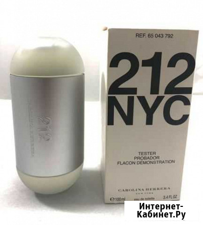 Тестер оригинал Carolina Herrera 212 Красногорск - изображение 1