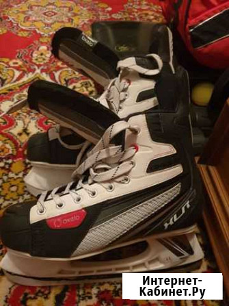 Коньки хоккейные 44 размер Челябинск - изображение 1