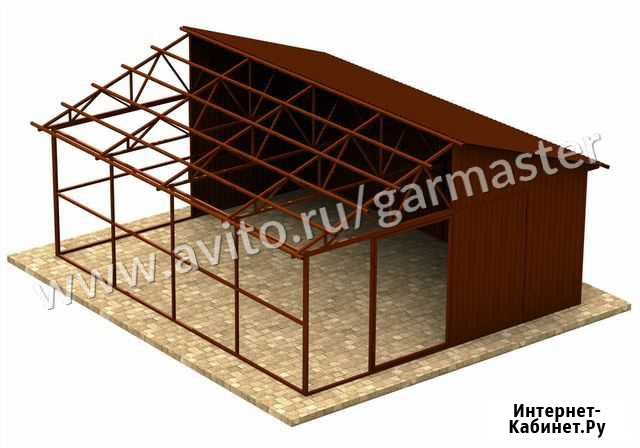 Каркасный гараж Земетчино - изображение 1