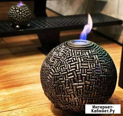 Биокамин настольный шар Москва - изображение 1