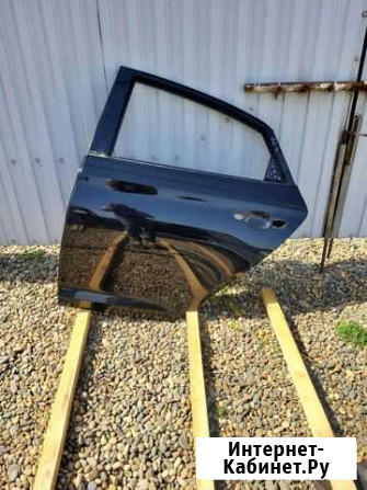 Хендай Солярис2 задняя левая дверь чёрная Ставрополь - изображение 1