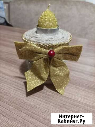Подсвечник новогодний Камень-на-Оби - изображение 1