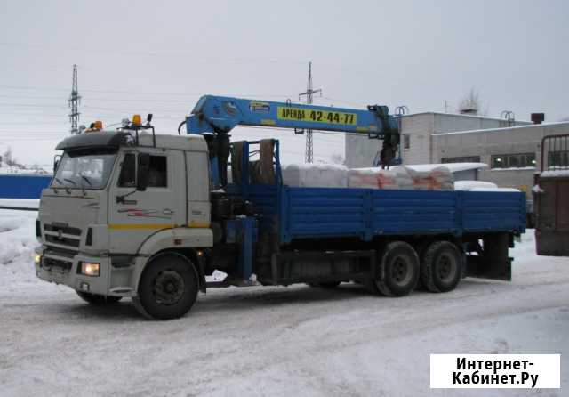 Аренда Манипулятор кму Автовышка Бортовая камаз Архангельск - изображение 1