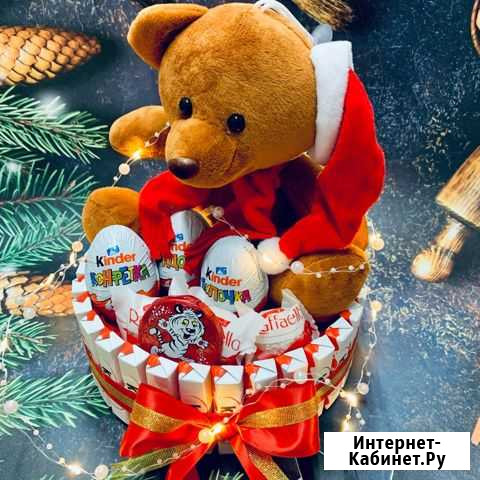 Новогодний торт из Киндер шоколада Челябинск - изображение 1