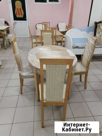 Стол 120х80 и стулья Иркутск - изображение 1