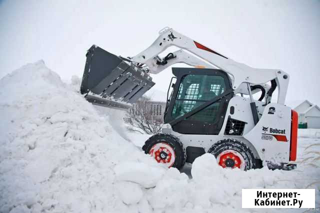 Услуги минипогрузчика bobcat чистка, уборка снега Курск - изображение 1