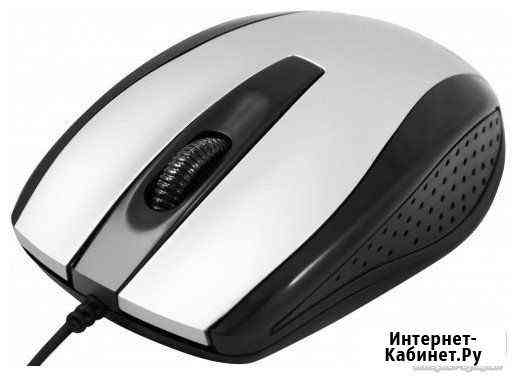 Мышь Defender MM-140 USB серебристо-черная новая в Красноярск