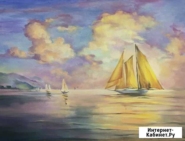 Картина маслом «Парусник» Ижевск - изображение 1