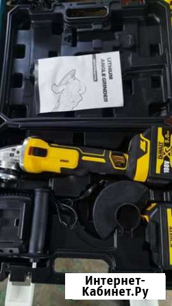 Ушм болгарка 125 с аккумулятором dewalt 108v Белогорск - изображение 1