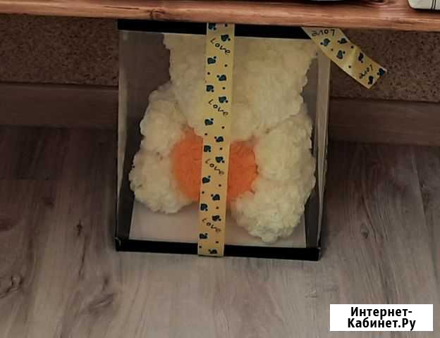 Мишка с сердцем из роз Севастополь - изображение 1