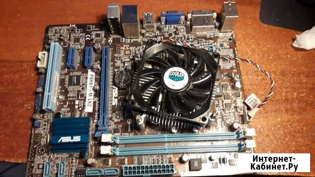 Материнская плата с процессором сокет 1155 ddr3 Вологда - изображение 1