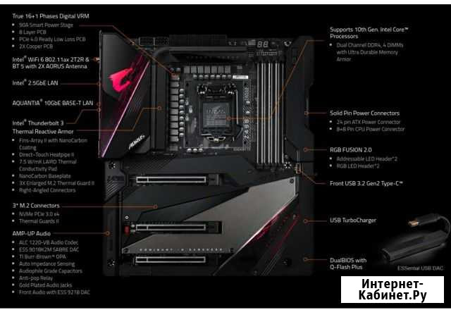 Материнская плата z490 Aorus Extreme Красноярск - изображение 1