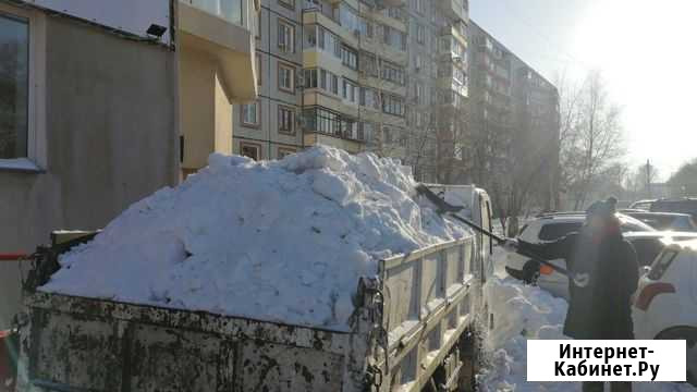 Вывоз снега самосвалом 5 кубов (+ уборщики) Хабаровск - изображение 1