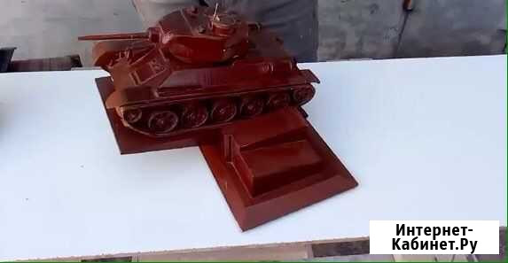 Игрушка СССР танк на мостовике Видное - изображение 1