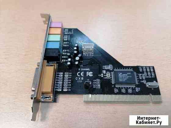 PCI звуковая карта C-Media CMI-8738/PCI-6ch-LX,раб Иваново