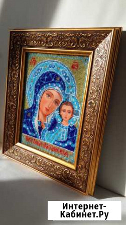 Икона Казанской Богоматери (бисер) Великий Новгород - изображение 1