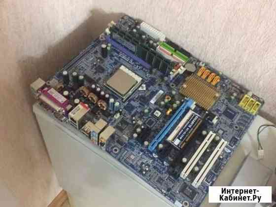 Материнская плата gigabyte с процессором athlon Саранск