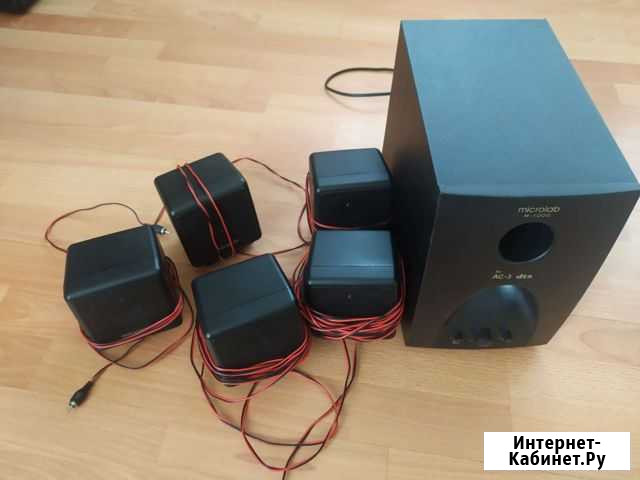 Акустика 5.1 microlab. идеальное состояние Ишимбай - изображение 1
