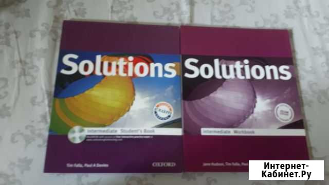 Solutions intermediate studentS + workbook новые Ульяновск - изображение 1