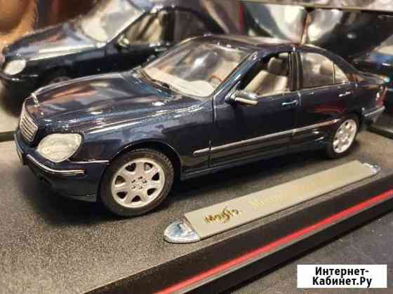 1:18 Maisto Mercedes S500 W220 дорестайл зеленый Казань