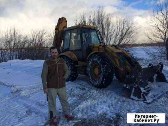 Песок,щебень,грунт. Эксковатор уборка снега Ярославль