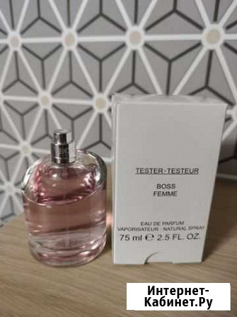 Тестер оригинал Boss Femme 75ml EDP Красногорск - изображение 1