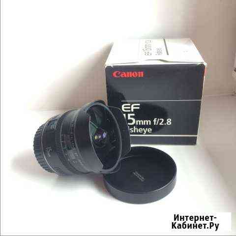 Объектив Canon EF 15mm f/2.8 Fisheye Красноярск